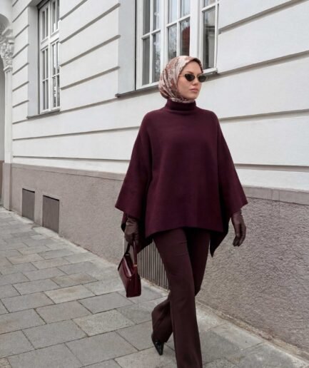 Viskon Velora Eşarp Dört Mevsim Barok Floral Desen Şeftali 90X90
